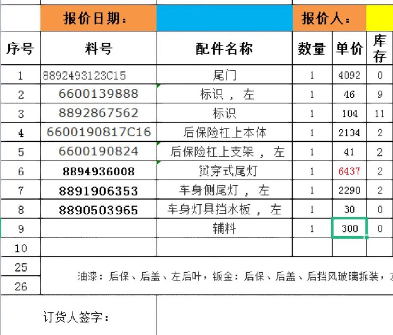 原厂配件价格：选购汽车零部件的新风向